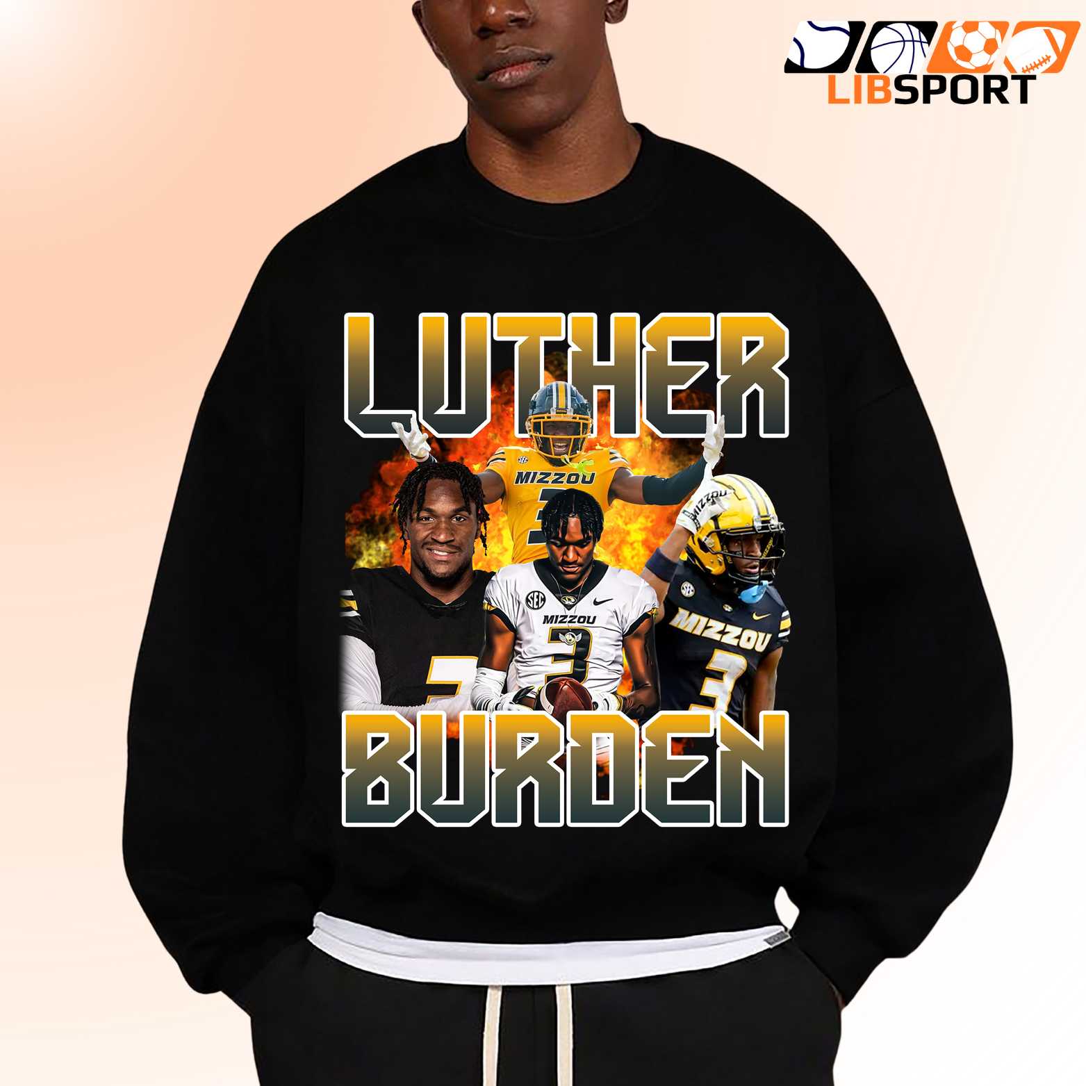 Luther Burden T Shirt, Missouri Tigers Unisex Tee, Streetwear Fan Shirt